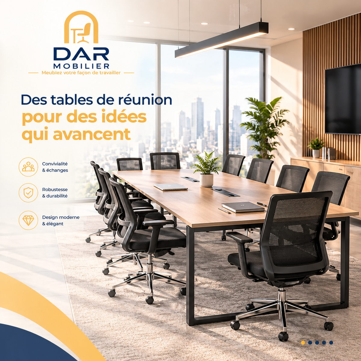 Tables de réunion